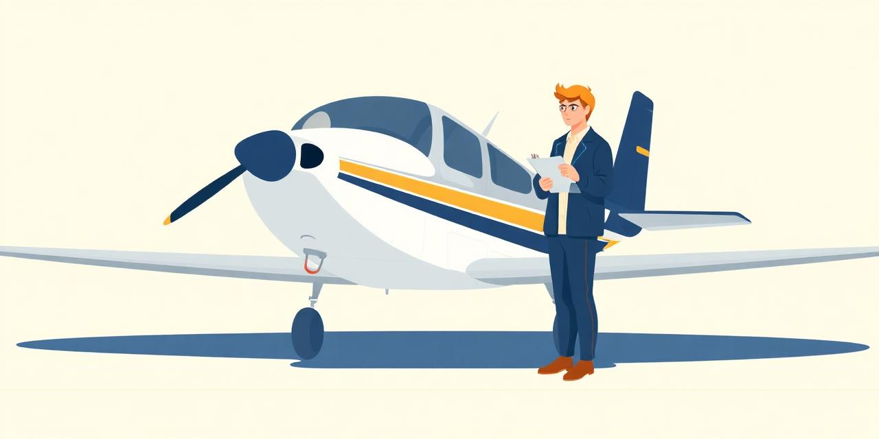 Instructor briefing beside a training aircraft